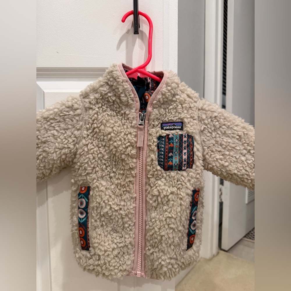 Patagonia Baby Girls Retro-X Sherpa Jacket - 6-12 months